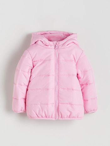 Color Blocked Girls' Puffer Jacket