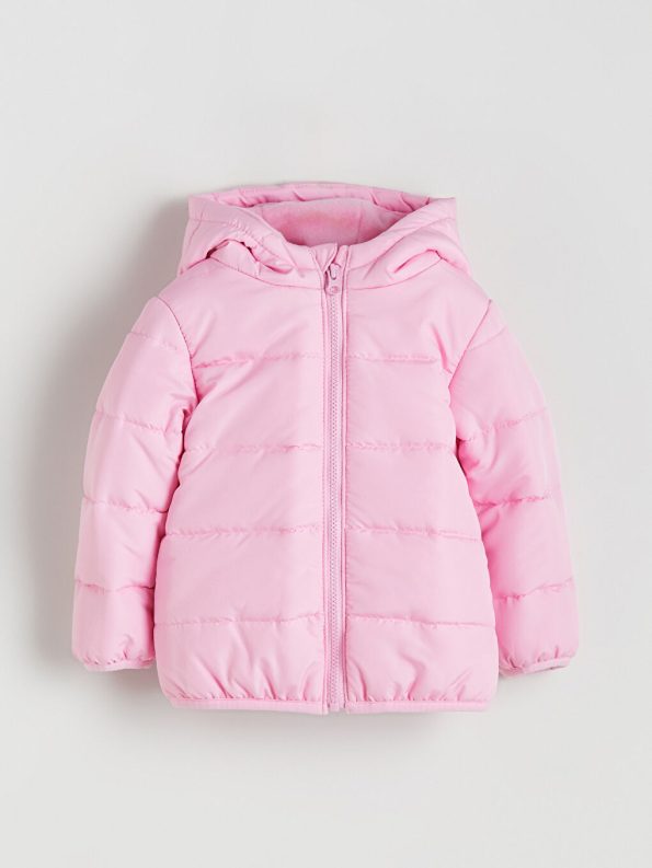 Color Blocked Girls' Puffer Jacket