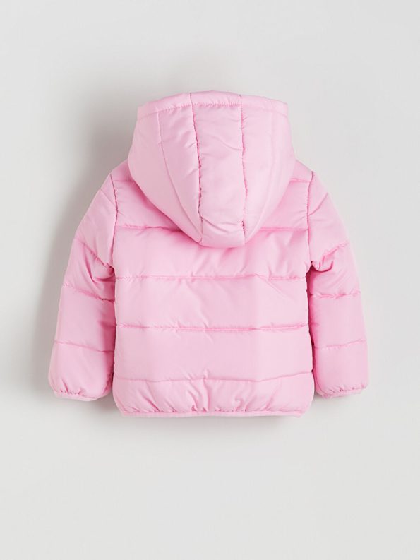 Color Blocked Girls' Puffer Jacket