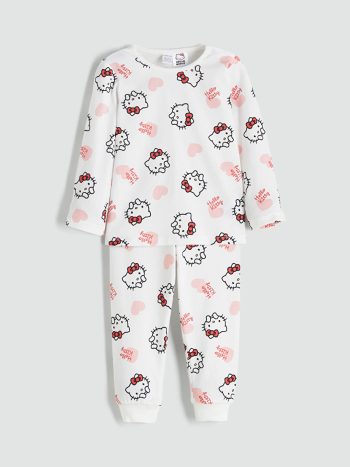 Girls' Bicycle Neck Blouse and Leggings Set