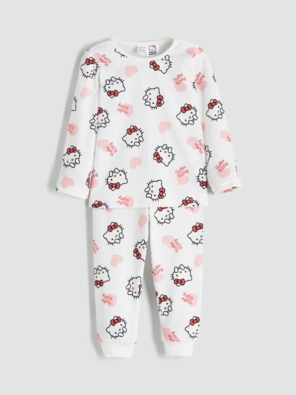 Girls' Bicycle Neck Blouse and Leggings Set