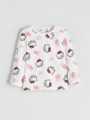 Girls' Bicycle Neck Blouse and Leggings Set