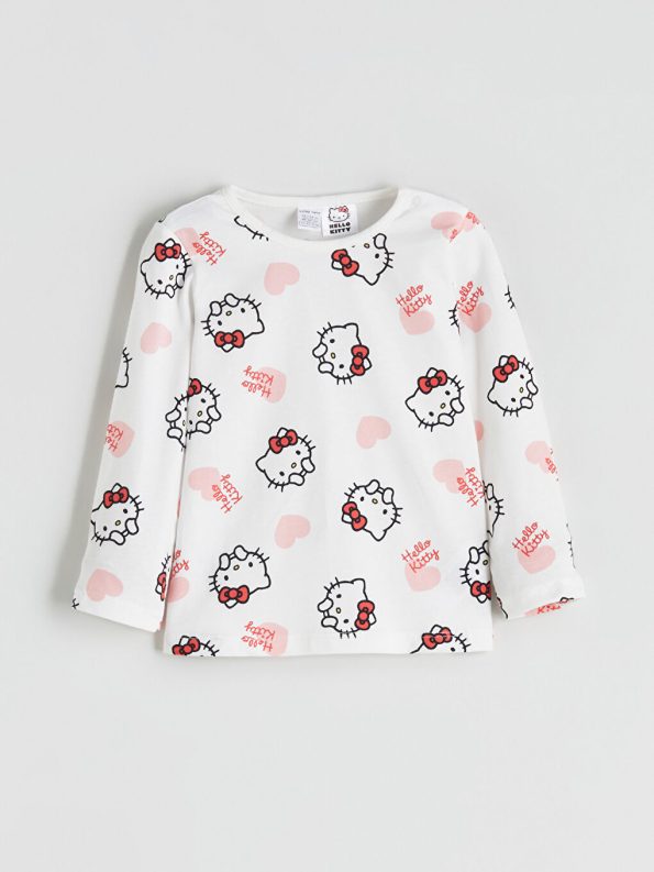 Girls' Bicycle Neck Blouse and Leggings Set