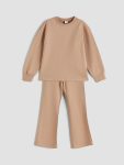 Zippered Waist Pleated Skirt for Girls