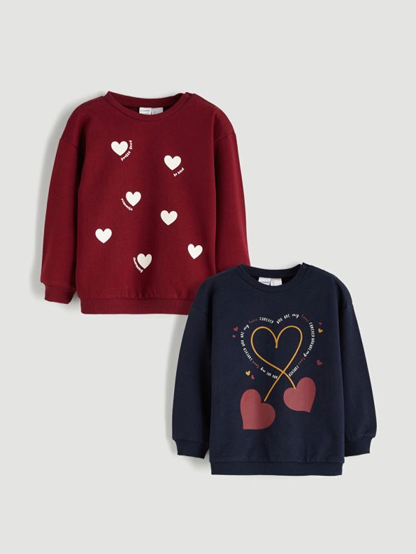 Printed Crew Neck T-Shirt for Baby Girls
