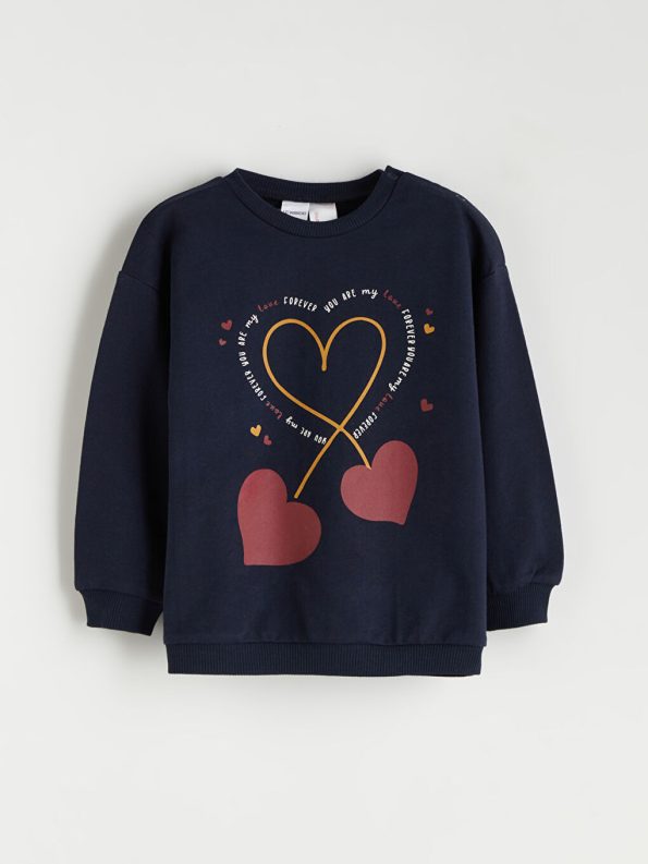 Printed Crew Neck T-Shirt for Baby Girls