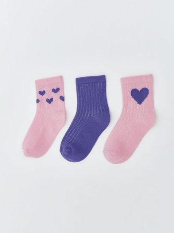 Printed Girls' Boxer Shorts Set of 3