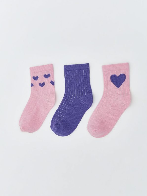 Printed Girls' Boxer Shorts Set of 3