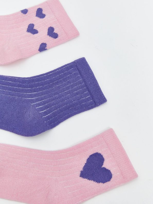 Printed Girls' Boxer Shorts Set of 3