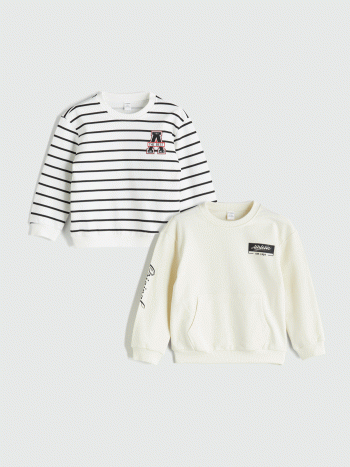 Hooded Boys Zip-Up Sweatshirt