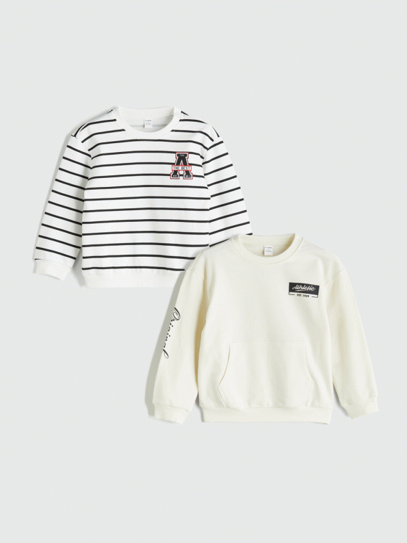 Hooded Boys Zip-Up Sweatshirt