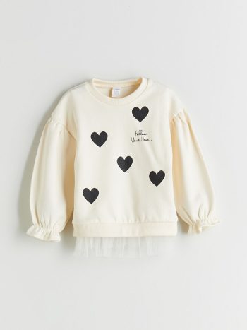 Chip and Dale Printed Girls Sweatshirt