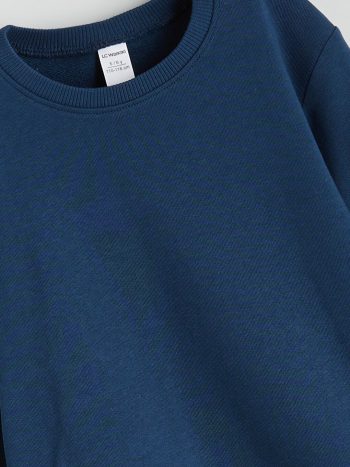 Boys' Long Sleeve Printed Crew Neck Sweatshirt