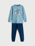 Boys' New York Print Crew Neck Tracksuit