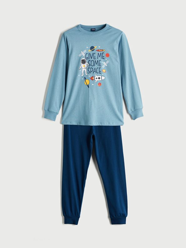 Boys' New York Print Crew Neck Tracksuit