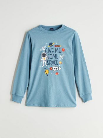 Boys' New York Print Crew Neck Tracksuit