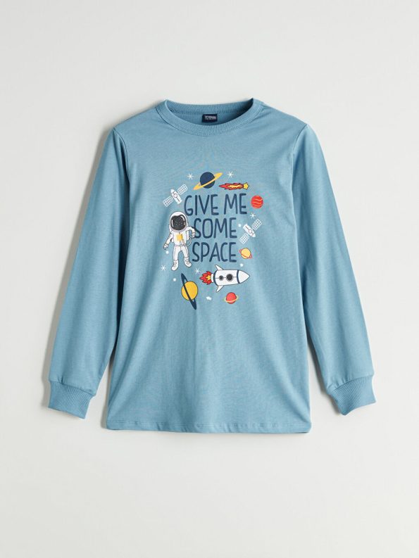 Boys' New York Print Crew Neck Tracksuit