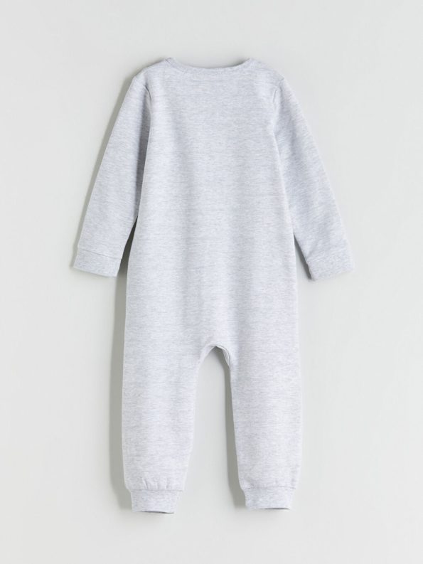 Bicycle Neck Long Sleeve Patterned Unisex Baby Romper