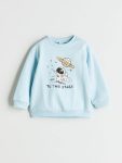Boys' Printed Long Sleeve Crew Neck Sweatshirt