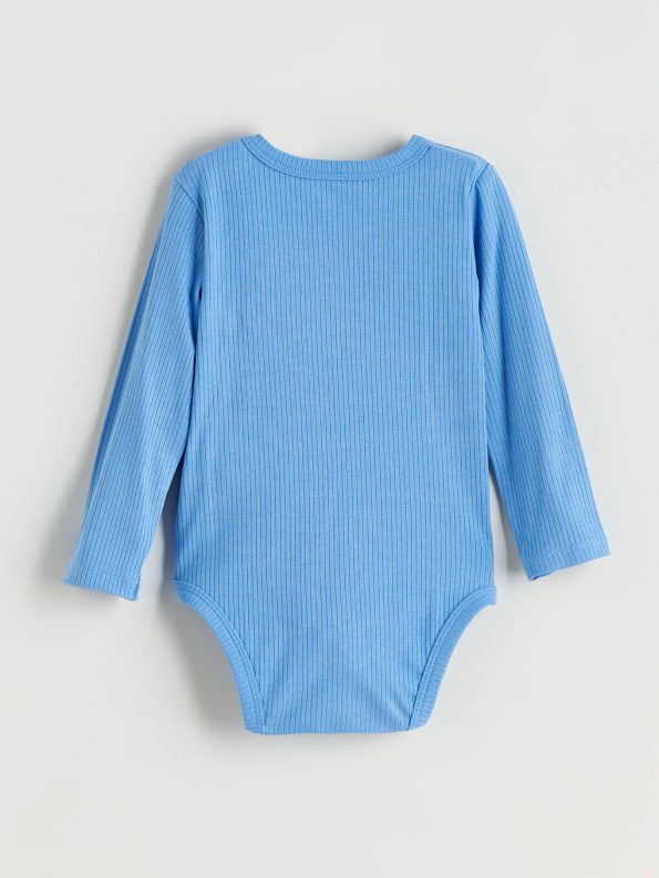 Boys' Snap Bodysuit with Crew Neck