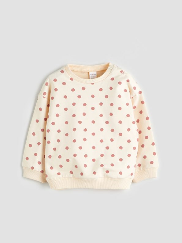 Floral Baby Collar Girls' Romper