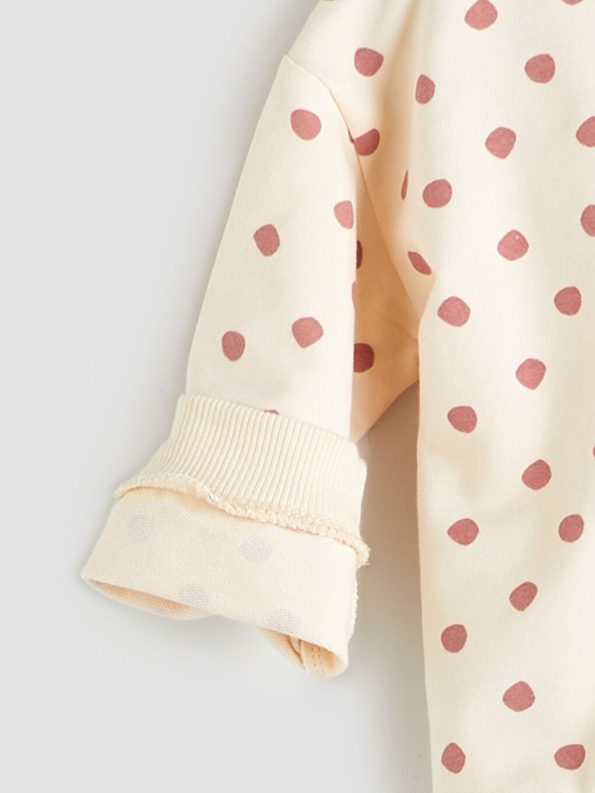 Floral Baby Collar Girls' Romper