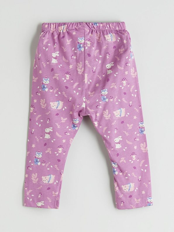 Elastic Waist Floral Baby Girl Shorts