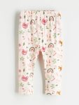 Elastic Waist Floral Baby Girl Shorts