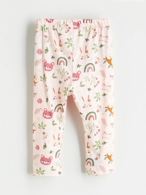 Elastic Waist Floral Baby Girl Shorts