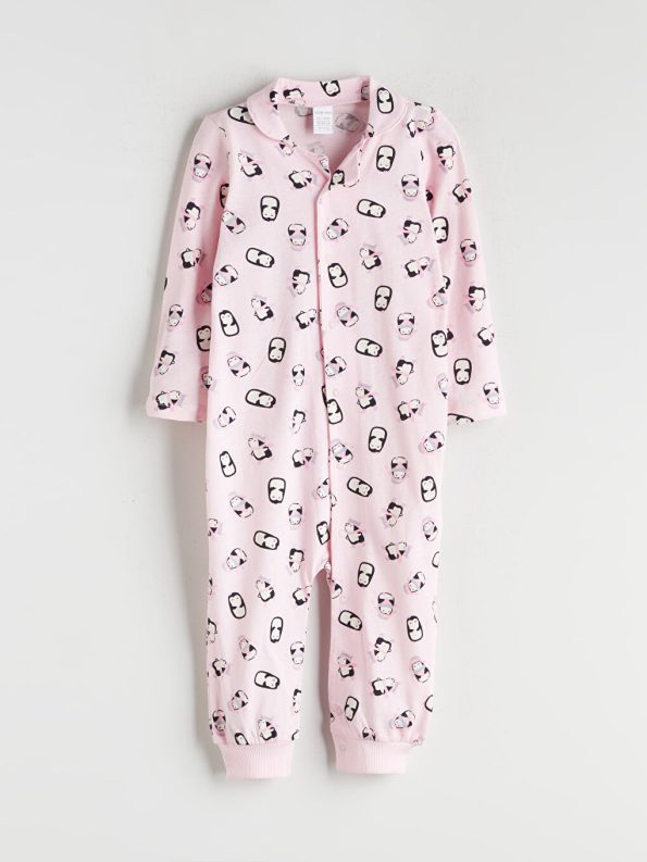 Floral Peter Pan Collar Baby Girl Romper