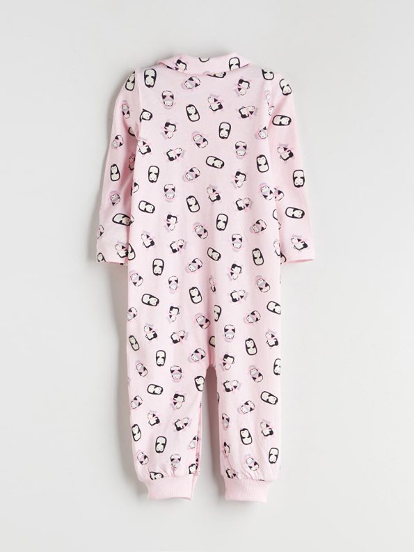 Floral Peter Pan Collar Baby Girl Romper