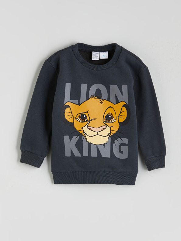 Printed Crew Neck Sweatshirt for Baby Boys