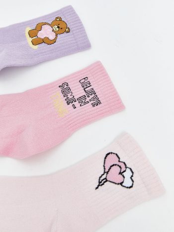 Girls' Ankle Socks Set of 5