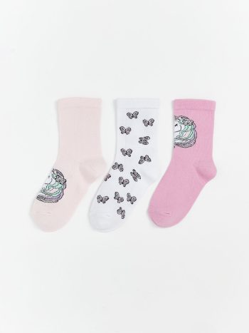 Basic Girl's Ankle Socks Set of 7