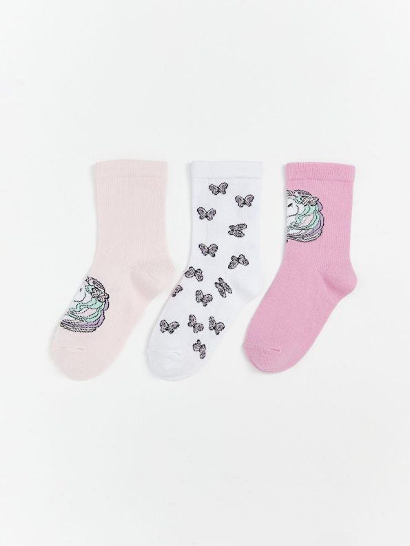 Basic Girl's Ankle Socks Set of 7