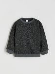 Thick Crew Neck Girls' Baby Sweatshirt