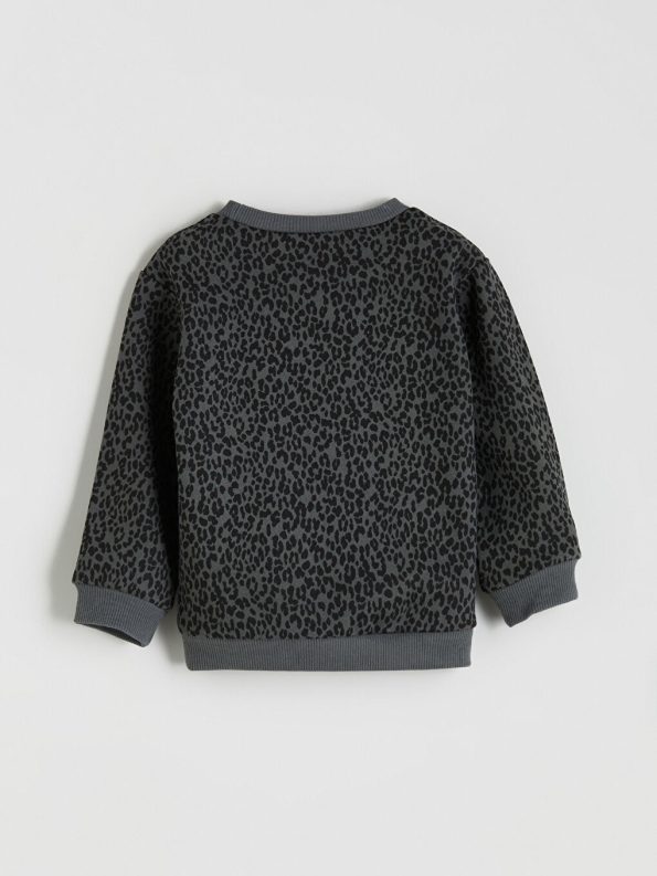 Thick Crew Neck Girls' Baby Sweatshirt