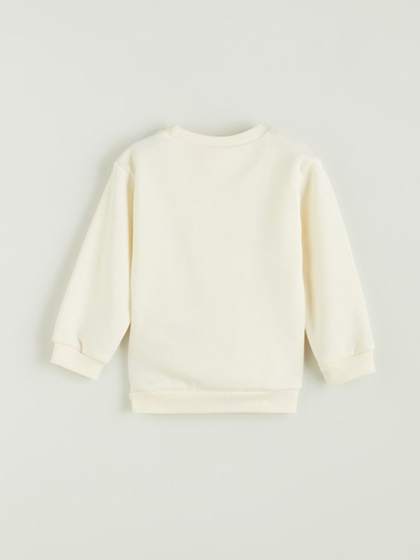 Thick Crew Neck Sweatshirt for Baby Girls