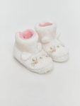 Girls' Baby Slippers with Patch Details