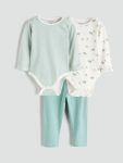 Boys' 3-Piece Set with Crew Neck