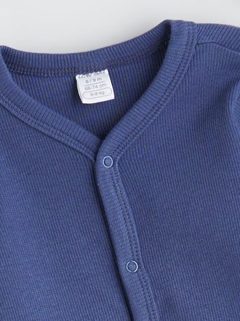Patterned Long Sleeve Unisex Baby Romper