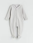 Bicycle Neck Long Sleeve Patterned Unisex Baby Romper