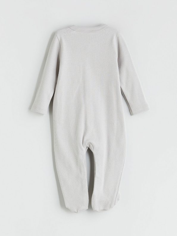 Bicycle Neck Long Sleeve Patterned Unisex Baby Romper