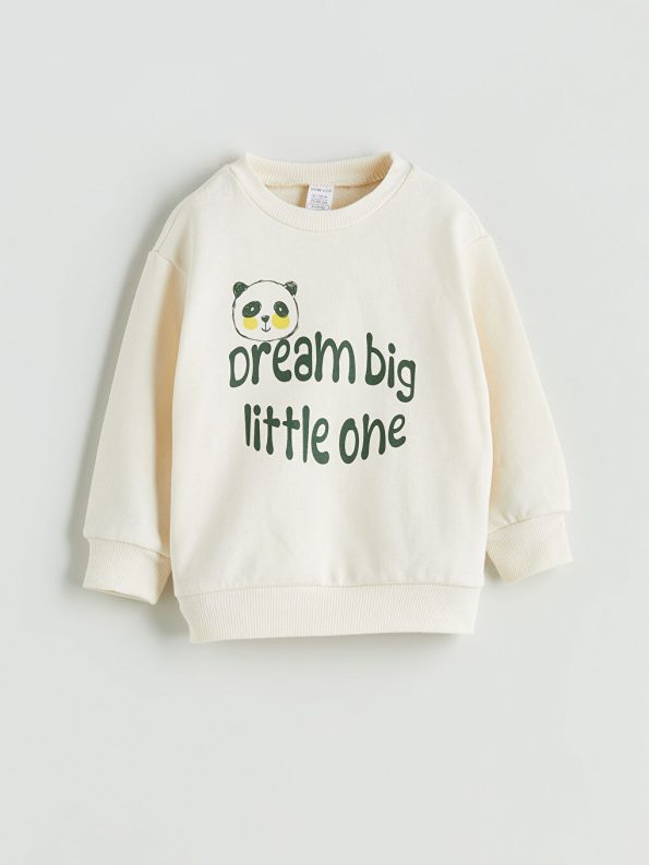 Printed Boys' Sweatshirt and Jogger Set