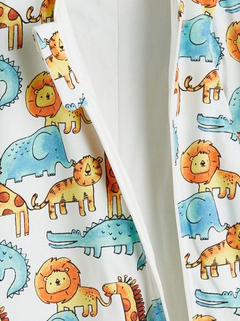 Unisex Long Sleeve Patterned Baby Romper
