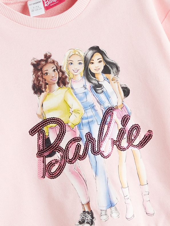 Basic Girl's T-Shirt with Crew Neck