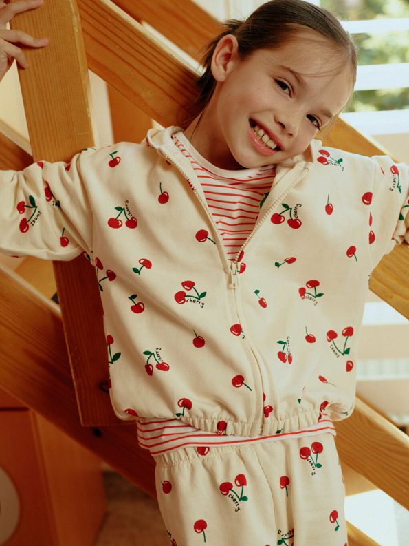 Embroidered Crew Neck Cotton T-Shirt for Girls