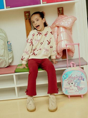 Girls' Basic Elastic Waist Leggings