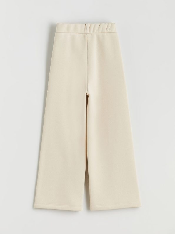 Elastic Waist Basic Girls' Flared Leggings