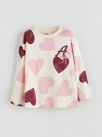 Baby Collar Girls' Sweatshirt